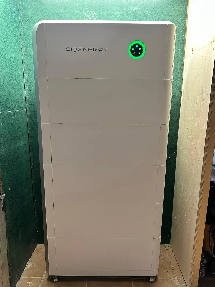 Sigenergy thuisbatterij 54kWh installatie Valencia